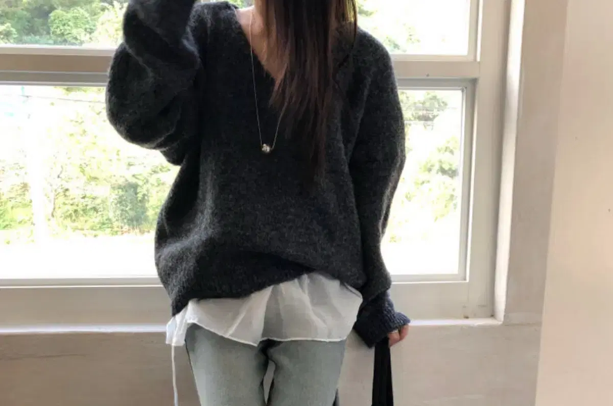 히어비포 back strap knit